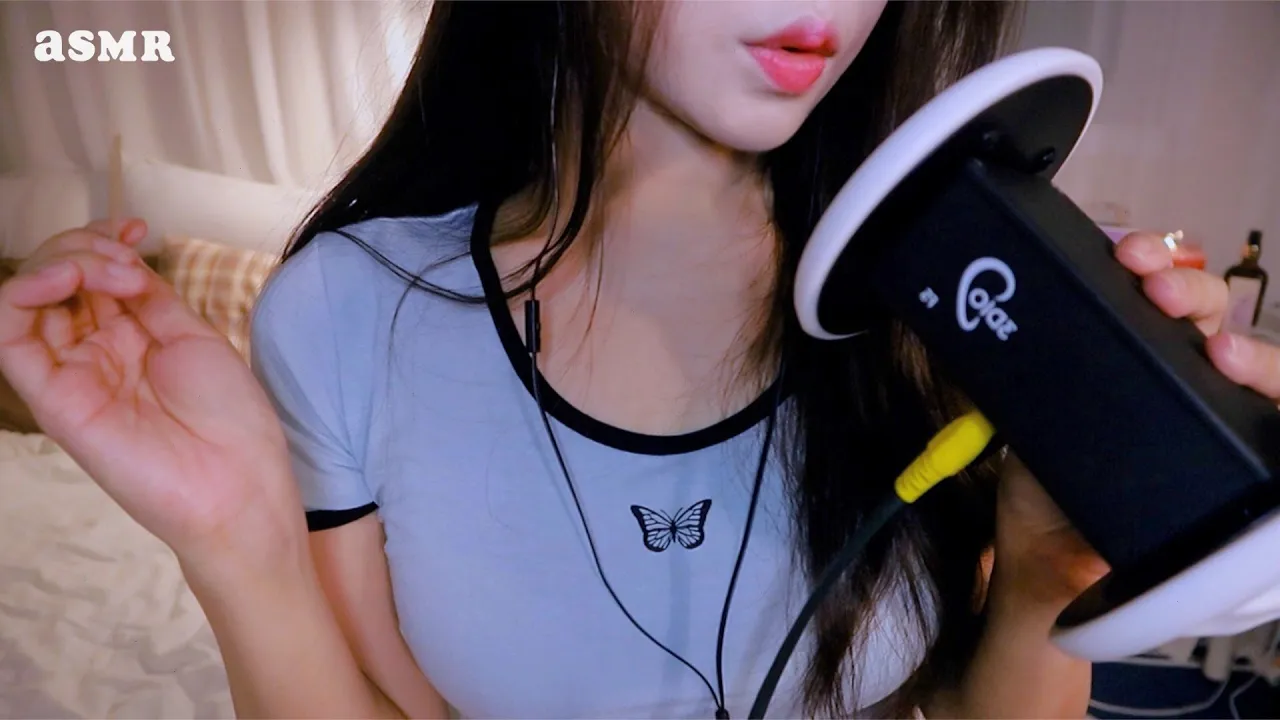 ASMR木制耳塞耳朵清洁+安静的喋喋不休=周末小睡JINJER ASMR