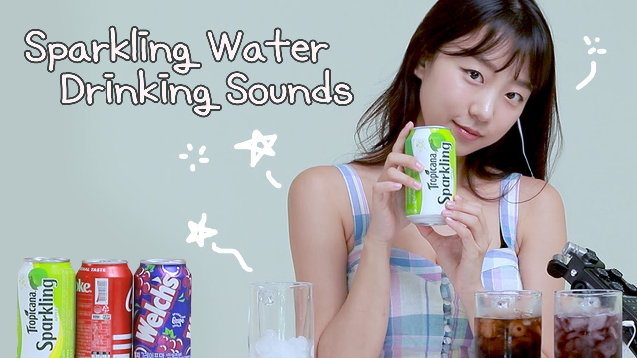 起泡水的声音ASMR ? SPARKLING WATER SOUNDS
