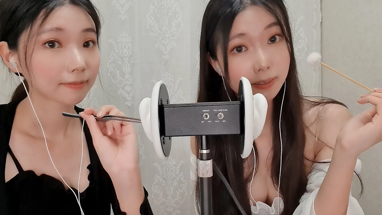 ASMR 和好久不见的双胞胎姐姐一起掏耳朵！
