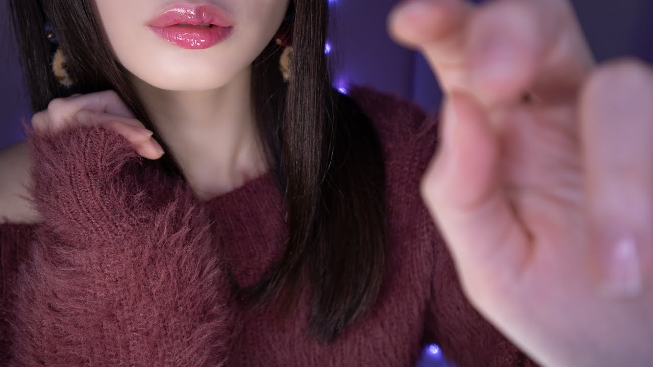 ASMR特写耳语和手部动作助眠（耳朵注意，分层声音，口腔音）