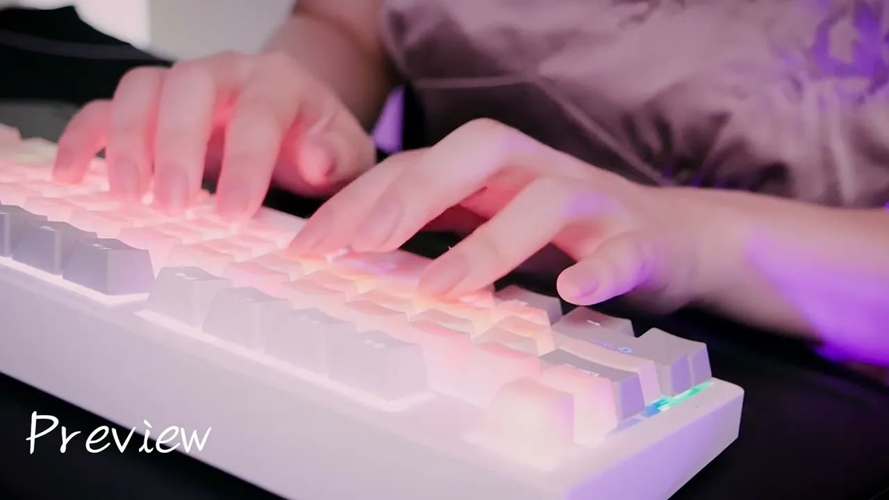 ASMR极度放松的键盘打字/木制键盘