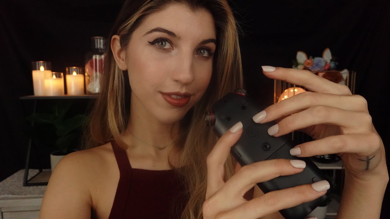 [ASMR] 强烈的Tascam刺痛 湿湿的口腔音和听不清的耳语