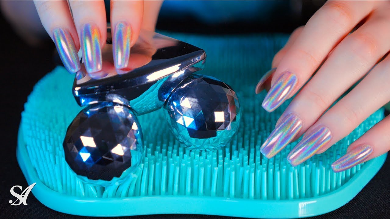 ASMR睡眠时间-没有谈话触发睡眠和放松（抓挠，轻敲，起皱）