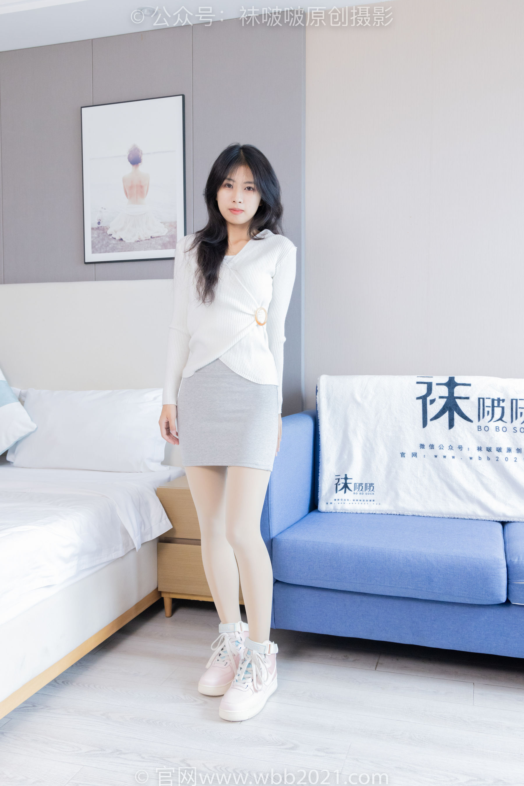 BoBoSocks袜啵啵 No.462 奶油 -板鞋、厚肉丝、黑丝_第1张