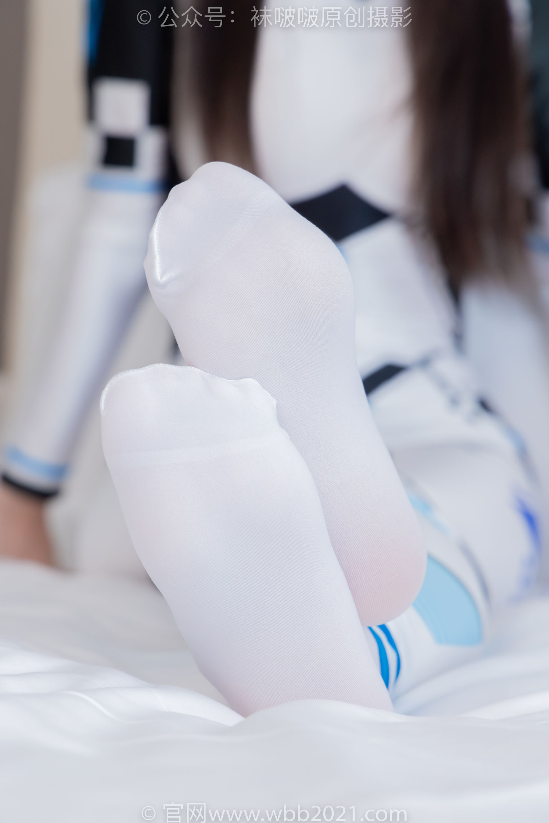 BoBoSocks袜啵啵 No.463 甜甜圈 -高跟鞋、厚白丝、裸足、连体衣裤里丝_第4张