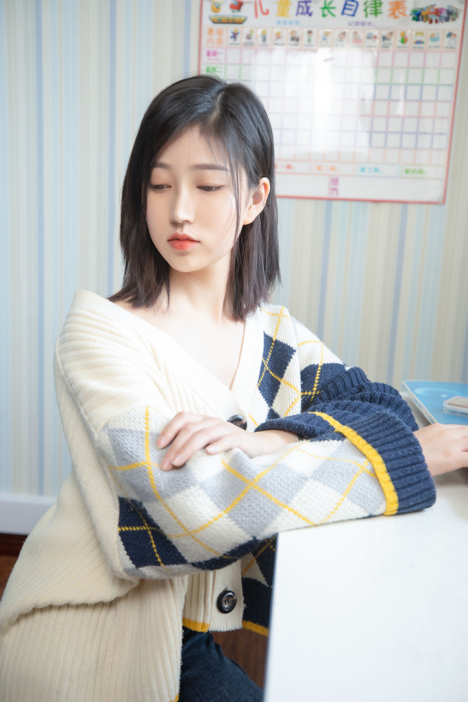 [梦丝女神MSLASS] 子然 毛衣也性感_第2张